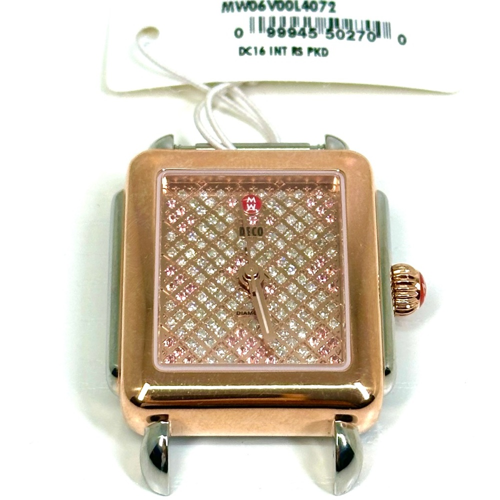 MICHELE: Diamond • Pink Topaz • Rose Gold • Limited Edition # 53/459 • Face Only